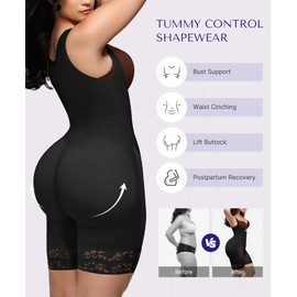 SHAPELLX Shapewear Tummy Control Fajas Colombianas Shapewear for Women Faja Body Shaper Shape Wear Bodysuit