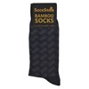 Sock Snob - Men's Breathable Organic Patterned Pattern Plain Bamboo