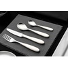 Grunwerg 2DF650W Dessert Forks, 18/10 Stainless Steel, White