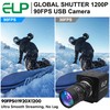 ELP Global Shutter USB Webcam - 1080P 90fps, Manual Zoom,