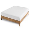 AMEHA Double Fitted Sheet - Whitw Bed Sheets Extra Deep