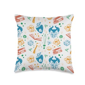 Strategy Board Game Pattern Classic Board Game Art Throw Pillow