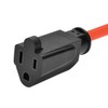 Monoprice Coiled Power Tool Extension Cord - NEMA 5-15P to