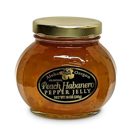 Aloha From Oregon Pepper Jelly, All Natural Peach Habanero (921411)