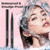 Docolor Liquid Eyeliner, Black Waterproof EyeLiner Ultra precise felt tip,
