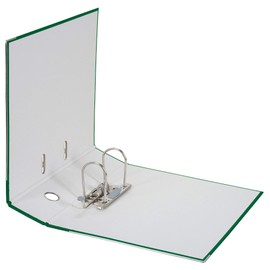 Original Falken Recycolor Environmental Folder Eco Made in Germany Coloured Paper Cover Outside 8 cm Wide DIN A4 Green Ring Binder Letter Folder Office Folder Cardboard Folder CO2 Neutral Blue Angel