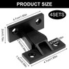 4 Pairs Keku Drop On,Hook Push in Plinth Fasteners Fittings