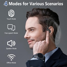 Translator Earbuds in Real Time,144 Languages Bluetooth Translator Device(Contains 70 Accents) and 8 Offline Language Translation,Two-Way Translator Earphones for Business Travel Learning