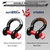 AUTMATCH D Ring Shackle 3/4" Shackles (2 Pack) 41,887Ibs Break