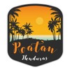 Squiddy Roatan Honduras - Vinyl Sticker for Car, Laptop, Notebook (5" Tall)