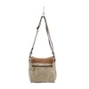Myra Bag The Chicago Upcycled Canvas & Leather Shoulder Bag