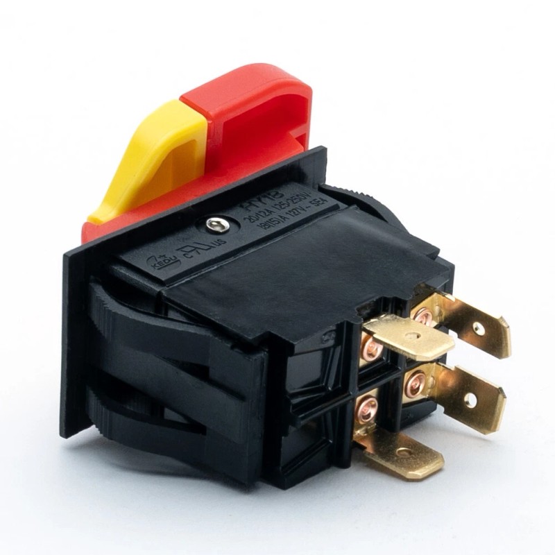 HD Switch KEDU HY18 125V 4-Pin 2-Position On/Off DPST Paddle