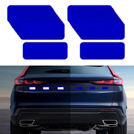 QZTYTY 20PCS Warning Reflective Stickers, Car Stickers and Decals, Night Visibility Reflective Decal Waterproof Self Adhesive Stickers, Universal Car Exterior Accessories for Car Truck Bike (Blue)