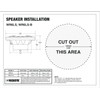 Marine Audio Speakers, 80 Watts, 6.5 Inch, Water Resistant, UV-Resistant,