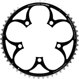 Spécialités TA Zephyr Compact 5-Arm 110pcd 9/10 Speed Chainring, Outer 50t, Black