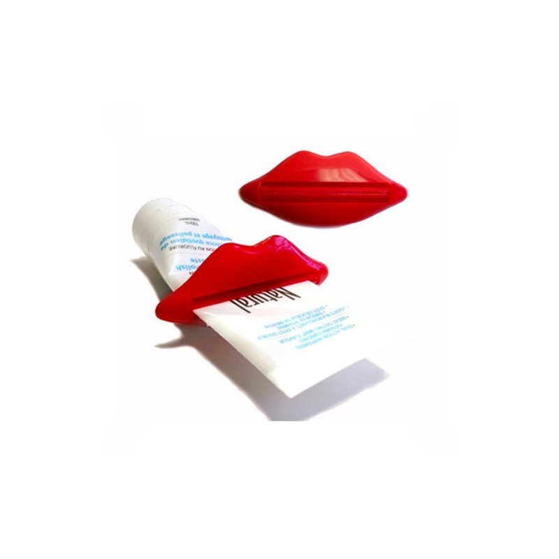 2 x Red Lips Squeezer Easy Toothpaste Dispenser Squeezer