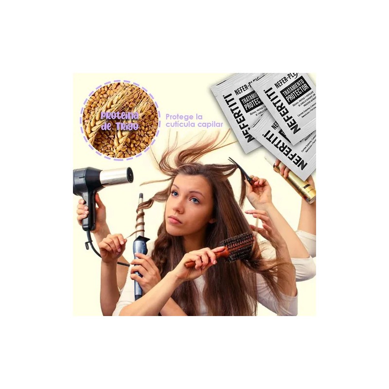 Kit Tratamiento Protector Durante Procesos Quimicos 3 Pzas