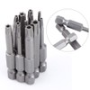 Star Head Bit 12pcs 1/4" Shank 50mm S2 Steel Magnetic