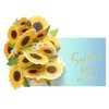 greetinglife summer summer card flower pop up sunflower LY-43 light