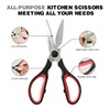 Kitchen Cooking Shears Heavy Duty Kitchen Scissor with, Detachable, All