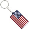 Great 1 Products PVC American Flag Keychain