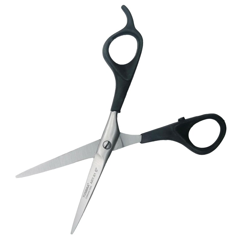 2 Tijeras Profesionales de Acero Inoxidable para Bigote y Barba