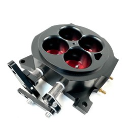 1000 CFM 4-Barrel 4150 CNC Billet Throttle Body Black