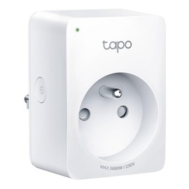 Tapo Matte WiFi Power Socket Consumption Tracking 16A Type E Compatible with Apple Home, Alexa and Google, Fan Control Air Conditioner, Tapo P110M