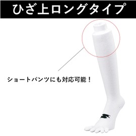 SSK YA1929 Men's Baseball Wear, 2-Pair Set, 5 Toe Socks, d blue (63)