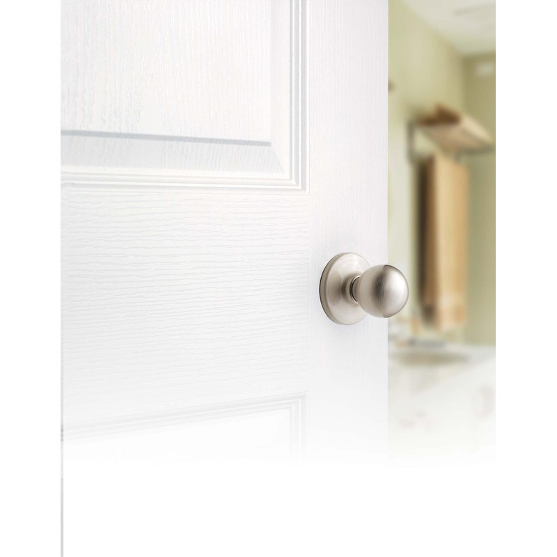Kwikset 200P Security Series Polo Passage Door Knobset - Antique