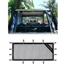 ZIDIYORUO Polaris RZR Rear Window Mesh Net - Dust-Proof & UV50+ Sunshade for RZR 570 800 900 1000 XP Turbo (2 Seater 2015-2024) XP 1000 (2014-2021) | Easy Install Ball Bungee & Anti-Flap Design