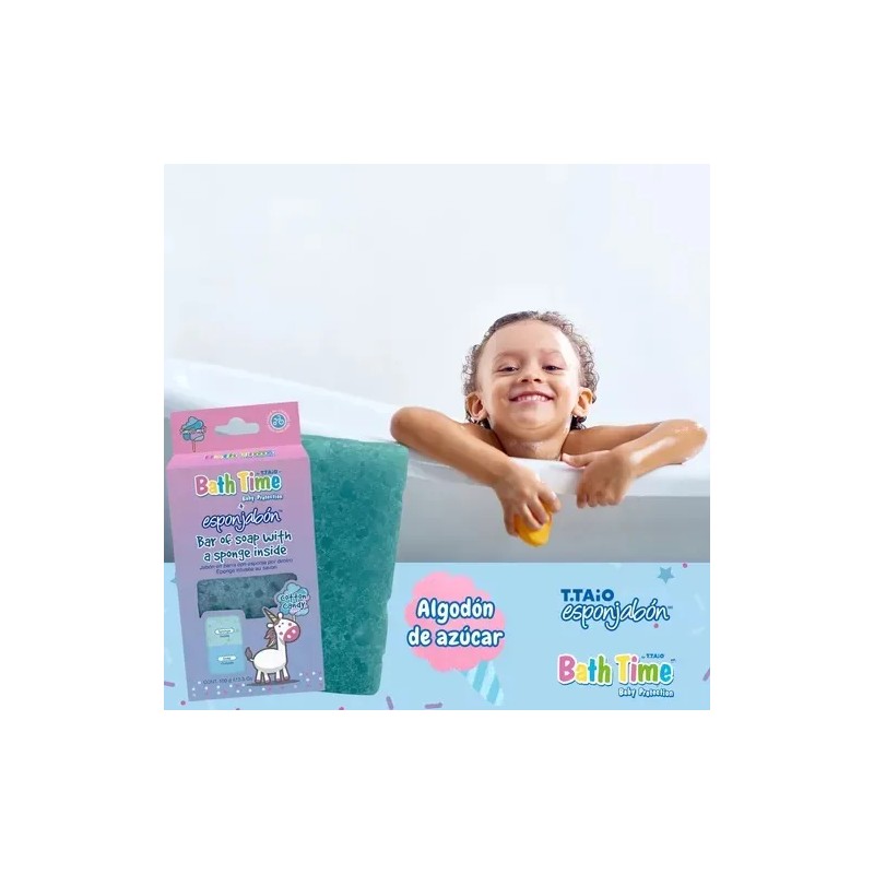 Esponjabón P/ Niños, Bebés. Suave. Baño Corporal 3 Piezas