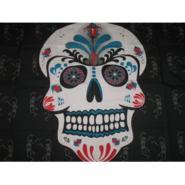 3x5 Day of the Dead Sugar Skull Skeletons Flag 3'x5' Banner with Brass Grommets