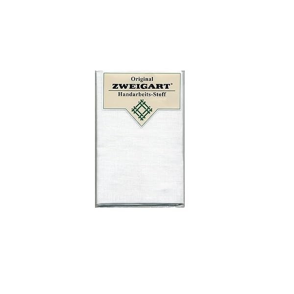Original Zweigart Handarbeits-Stoff Embroidery Cloth "ZWEIGART Cachel White 3281-100"