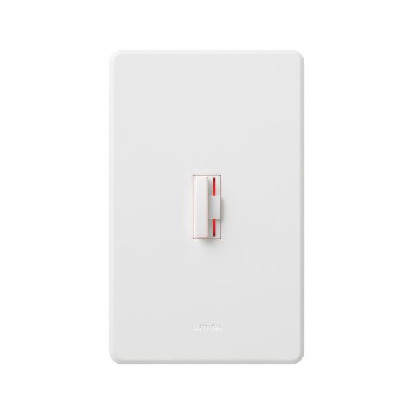 Lutron CN-600PHW-WH Ceana Single Pole 600W Preset Dimmer with Wallplate,