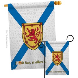 Canada Provinces Nova Scotia Garden House Flags Set Regional Canadian Territories Region Country Particular Area Small Decorative Gift Yard Banner Made in USA 28 X 40