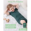 JunNeng Bamboo Viscose Toddler Pajamas,Baby Boy Girl Solid Snug Fit