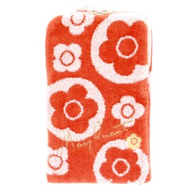 MARY QUANT 000480-0001-04 Zippered Towel, Plastic Bottle Case, 0001 (Orange), orange, Plastic Bottle Case