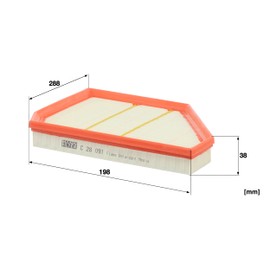 MANN-FILTER C 28 091 Air Filter for Cars and Transporter