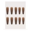 KS ACCESORIES Uñas Postizas Largas Reusables Manicure Instantaneo Hermosas