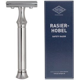 Double Edge Razor, Premium Shaver, 100 Years Old Solingen, Premium Shaver for Overwhelming Deep Shave, 1920 Logo Stamped, Premium Model