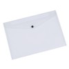 Q-Connect A4 Document Folder Plastic Clear Popper KF01244Q - Pack