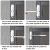 HoneSecur Safety Spring Door Closers, Adjustable Closing Door Hinge, Automatic