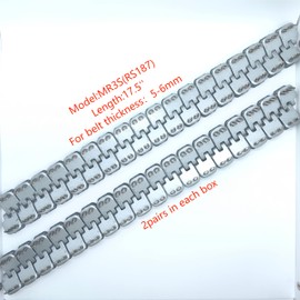 17.5’’ Conveyor Belt Staple Fasteners with Hinge pin 2 Pairs in a Box Staple Lacing MR2S(for Belt Thickness 3-5mm)