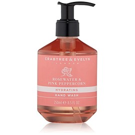 Crabtree & Evelyn Rosewater and Pink Peppercorn Hydrating Hand Wash, 250 ml