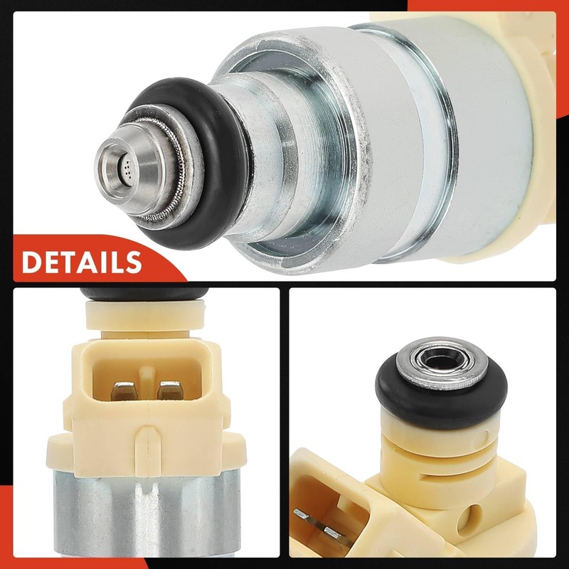 A-Premium 2 Holes Fuel Injectors Set of 4 Compatible with
