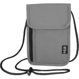 Soporte de pasaporte con bloqueo RFID, portafolios para el cuello, bolsa para el cuello, soporte para pasaporte familiar, funda organizadora de seguridad, ligera para viajes para mujeres y hombres