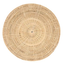 rattan round lunch mat