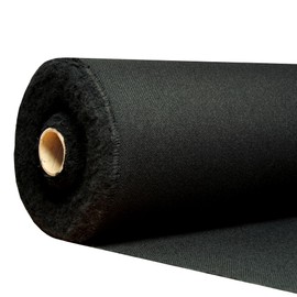 Guilford of Maine Sona Acoustical Fabric DIY Fire Rated Studio Quality Acoustic Craft Material Cut by The Yard, 60 inches Wide (Pitch Black)