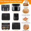 100PCS Air Fryer Liners Disposable for Ninja Dual, Ninja Air